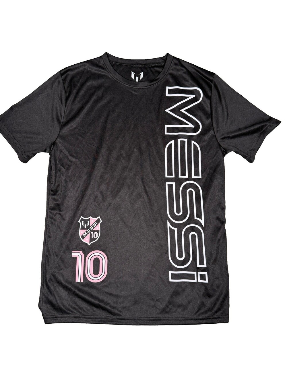 Messi Jersey Youth L 14/16 Miami #10 Black Inter Miami CF Soccer